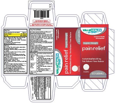 Apap Carton (Valuhealth Apap 325mg Tablets 60ct Ctn)